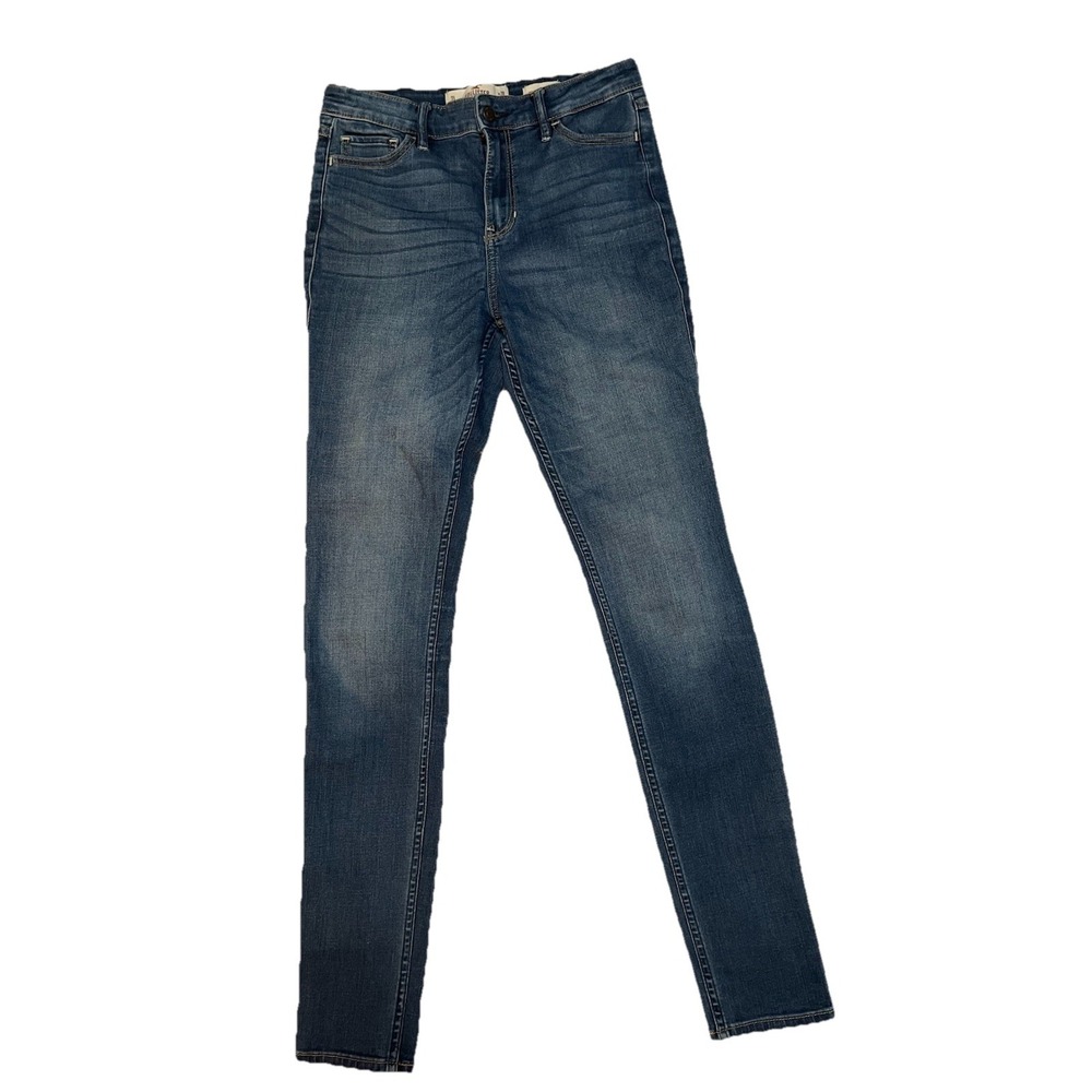 Hollister Dark Wash Skinny Leg Blue Jeans Size 28 32 Inseam